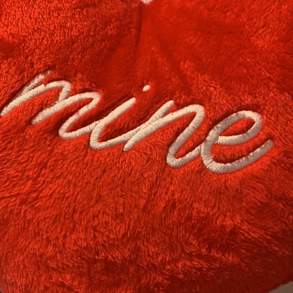 “Be Mine” Heart Shaped Red Valentine Pillow [Buy One Get One] - Picture 4 of 10